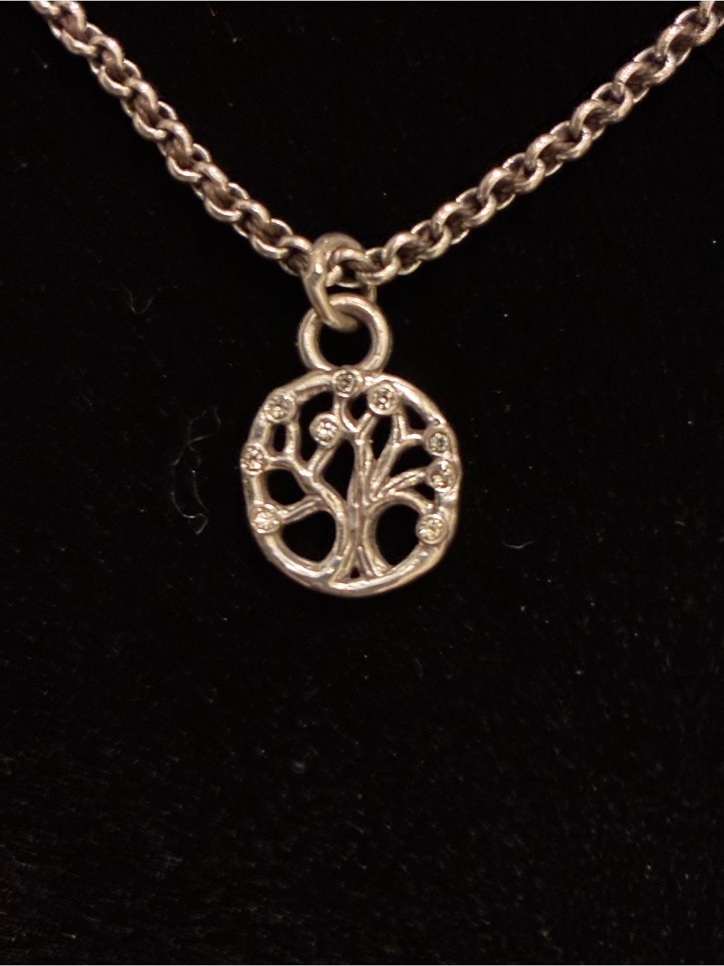 Brighton Reversible SilverTone Tree Of Life Necklace Retired